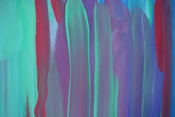 Abstract drawing painted with gouache.