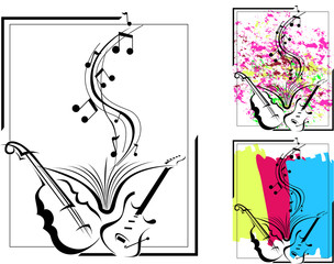 Musical abstraction with the addition of several nuances.