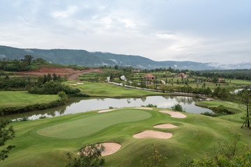 Obraz premium Golf course landscape