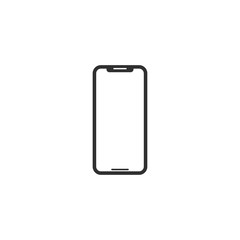 Smartphone icon in simple design. Vector illustration