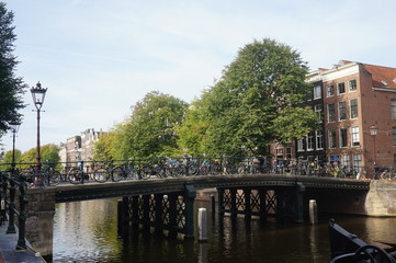 Naklejka premium Amsterdam bikes