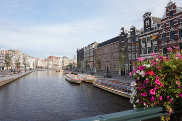 Obraz premium canal in amsterdam