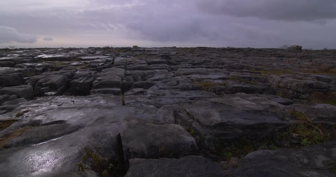 Burren Ireland limestone stone karst landscape glacier crevice