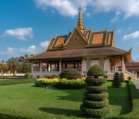 Cambodia, Phnom Penh, the royal palace