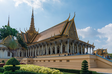 Cambodia, Phnom Penh, the royal palace