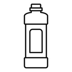 Whiteness bottle icon. Outline whiteness bottle vector icon for web design isolated on white background