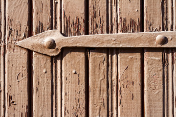 Wooden door background