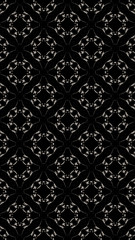 Ornate geometric pattern and abstract colored background