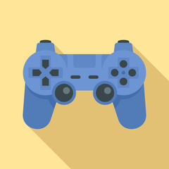 Modern gamepad icon. Flat illustration of modern gamepad vector icon for web design