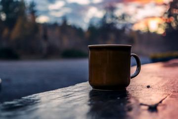 Mug in the light