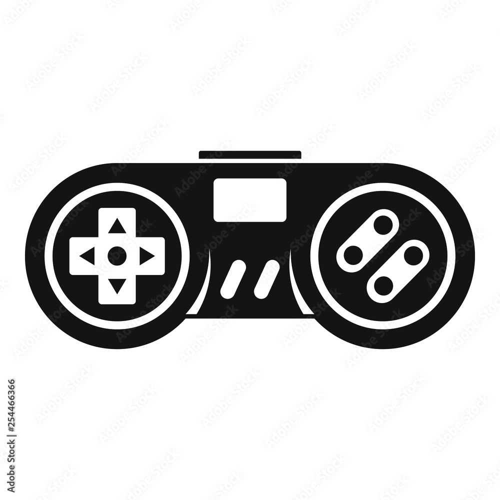 Poster wireless controller icon. simple illustration of wireless controller vector icon for web design isol