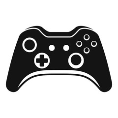 Modern gamepad icon. Simple illustration of modern gamepad vector icon for web design isolated on white background © anatolir