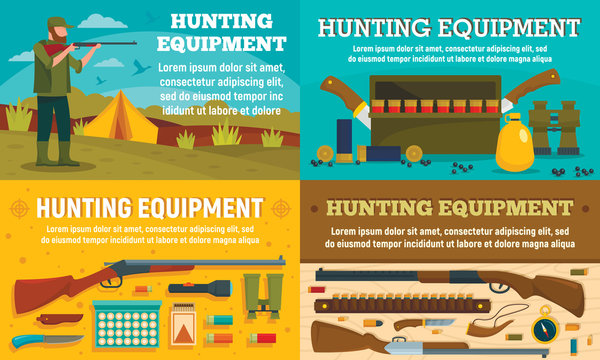 Hunting Equipment Vector