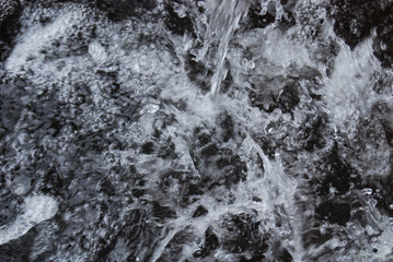 Royalty high quality free stock photo rainwater is pouring into the reservoir, photographed under the rain in the countryside of southern Vietnam