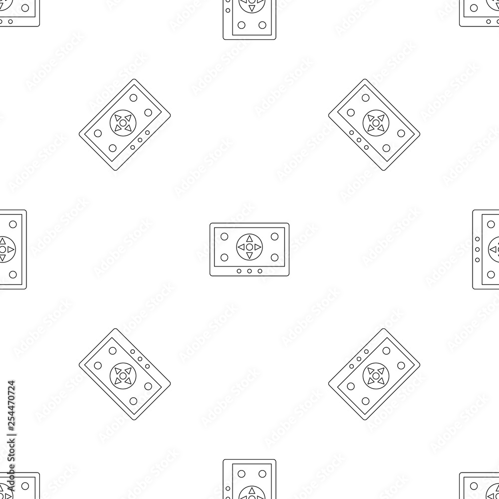 Poster tablet drone control pattern seamless vector repeat geometric for any web design