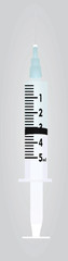 Syringe. vector illustration