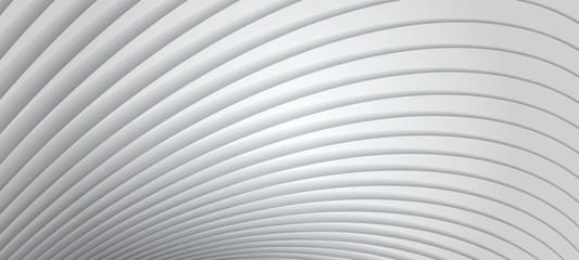 Minimal trendy geometric background. Round lines vector background - 3D design