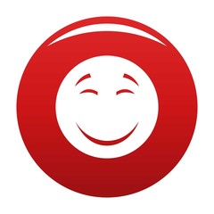 Smile icon. Vector simple illustration of smile icon isolated on white background