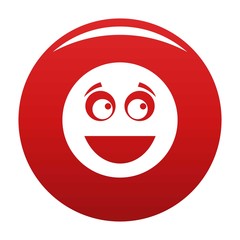 Fototapeta premium Smile icon. Vector simple illustration of smile icon isolated on white background