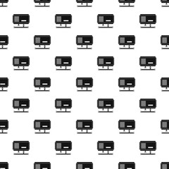 Fototapeta premium Electric boiler pattern seamless vector repeat geometric for any web design