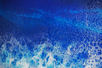 Part of original epoxy resin art