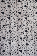 The texture of lace on wooden background