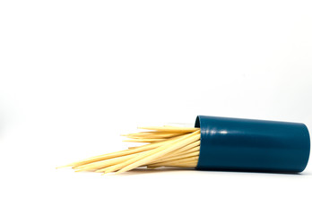 Wooden Toothpicks Close Up Background for backgrounds or textures.