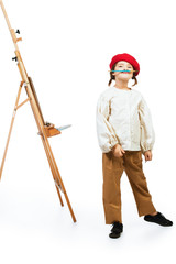 young creative painter