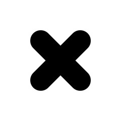 Obraz premium Close vector icon. Delete icon. remove, cancel, exit symbol