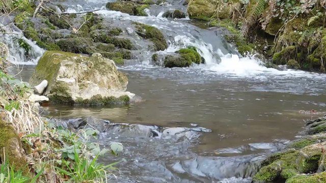 Stream of stream with stones