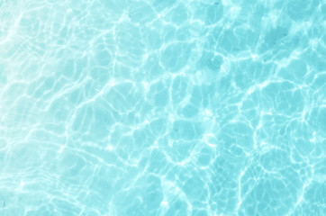 Fototapeta na wymiar Blue swimming pool. Summer background. Summer vacation.