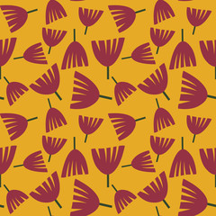 Scandinavian flower pattern