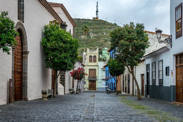 Une rue de Tenerife dans les Iles Canaries (Espagne)