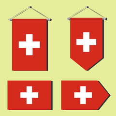 Switzerland national flag 