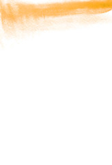 Card with caramel beige watercolor painting for design. Abstract backdrop. Save the Date, postcard, banner, logo, wedding invitation. Isolated on white background. Vector illustration.