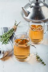 Thyme herbal tea