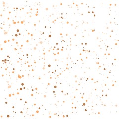 Light orange pattern with balls. Colorful illustration with blurred circles in nature style. Design for posters, banners.