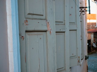 Old doors in Signaghi town.Georgia