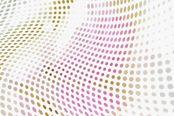 Abstract color halftone pattern