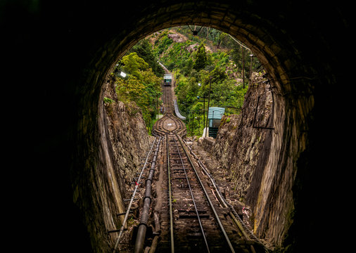 Funicular to Monserrate, Bogota, Capital District, Colombia