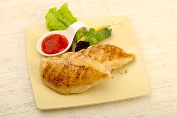 Roasted chicken breast