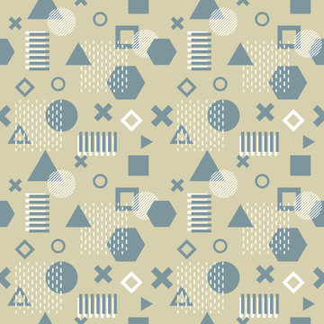 Trendy memphis cards. Abstract seamless pattern. Modern abstract design poster, cover, card design.