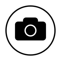 Camera Icon . Camera symbol for your web site design