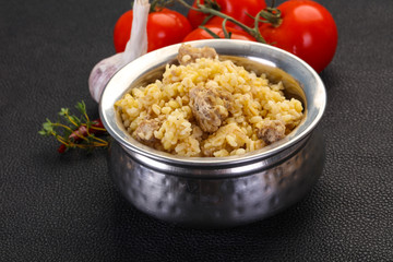 Bulgur with meat