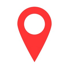 Pin icon. Location icon. Map pointer icon - obrazy, fototapety, plakaty