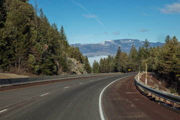 Fototapeta premium Freeway in USA backgrounds