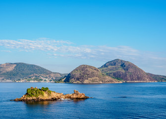 Obraz premium Landscape of Niteroi, State of Rio de Janeiro, Brazil