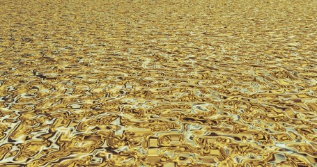 gold foil texture background 3D rendering