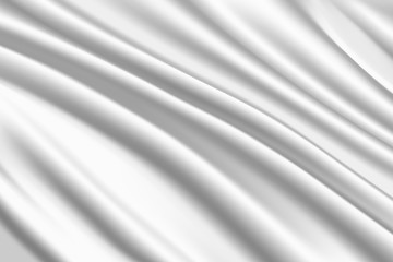 Fototapeta premium White milky silk