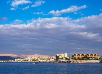 Fototapeta premium Red Sea, Aqaba, Aqaba Governorate, Jordan